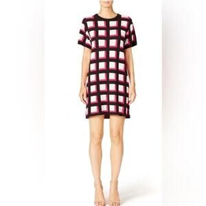 Kate Spade Window Pane Check Sweater Dress
